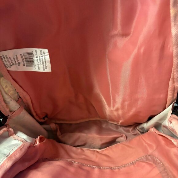 Floral Pattern Backpack With Multi-Compartment Design & Mesh Side Pockets - Picture 5 of 8